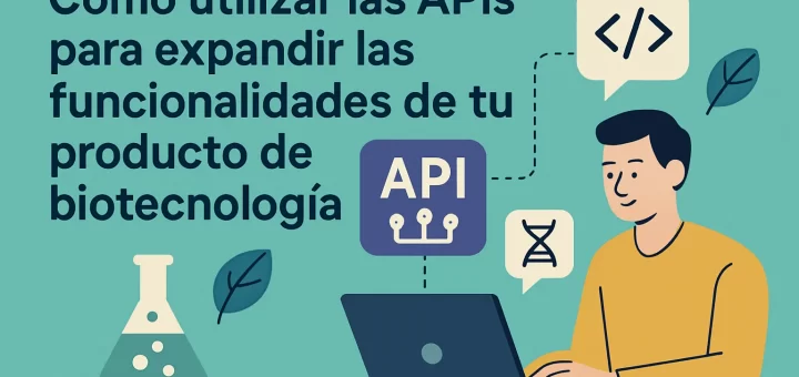 Cómo utilizar las APIs para expandir las funcionalidades de tu producto de biotecnología