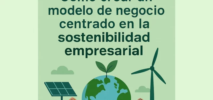 Cómo crear un modelo de negocio centrado en la sostenibilidad empresarial