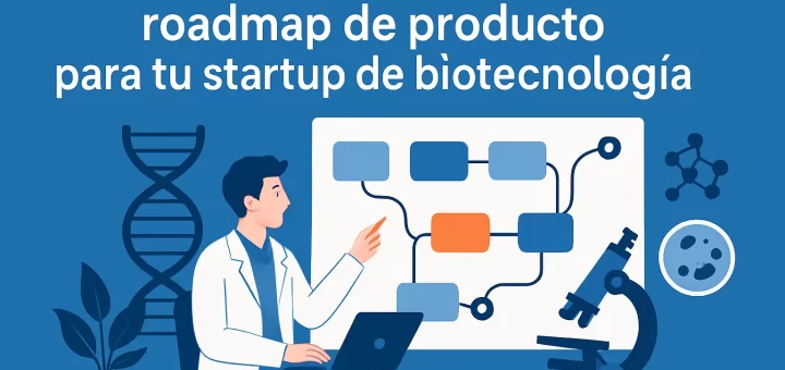 Cómo desarrollar un roadmap de producto para tu startup de biotecnología