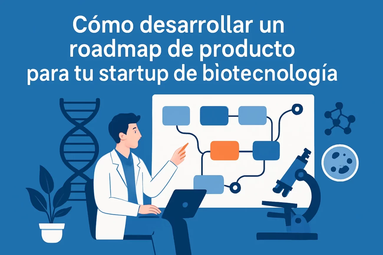 Cómo desarrollar un roadmap de producto para tu startup de biotecnología