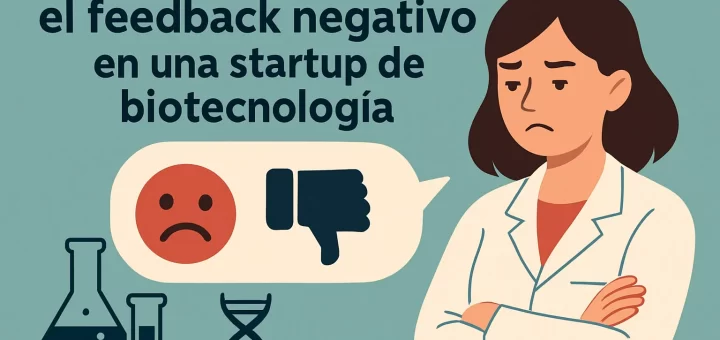 Cómo gestionar el feedback negativo en una startup de biotecnología