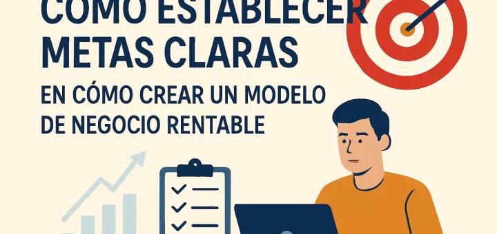 cómo establecer metas claras en Cómo crear un modelo de negocio rentable