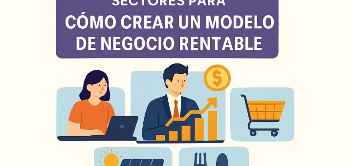 cuáles son los mejores sectores para Cómo crear un modelo de negocio rentable