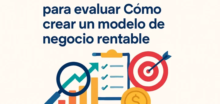 indicadores clave para evaluar Cómo crear un modelo de negocio rentable