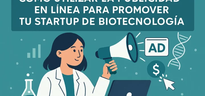 Cómo utilizar la publicidad en línea para promover tu startup de biotecnología