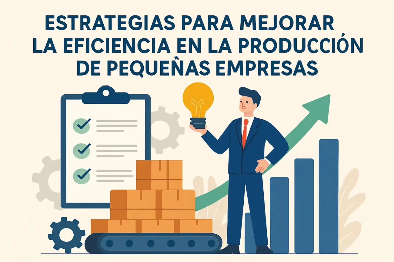 Estrategias-para-mejorar-la-eficiencia-en-la-produccion-de-pequenas-empresas | Negocios10.Com Estrategias para mejorar la eficiencia en la producción de pequeñas empresas
