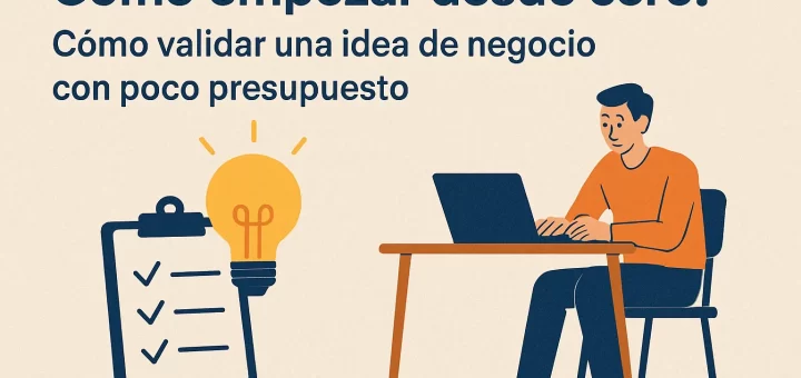 cómo empezar desde cero con Cómo validar una idea de negocio con poco presupuesto