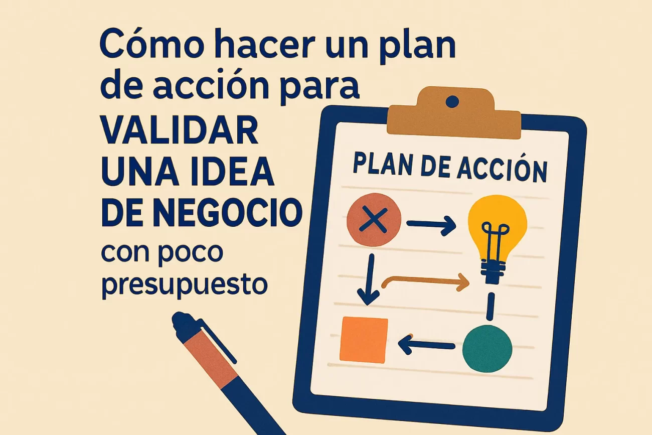 cómo hacer un plan de acción para Cómo validar una idea de negocio con poco presupuesto