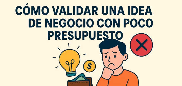 errores comunes al Cómo validar una idea de negocio con poco presupuesto