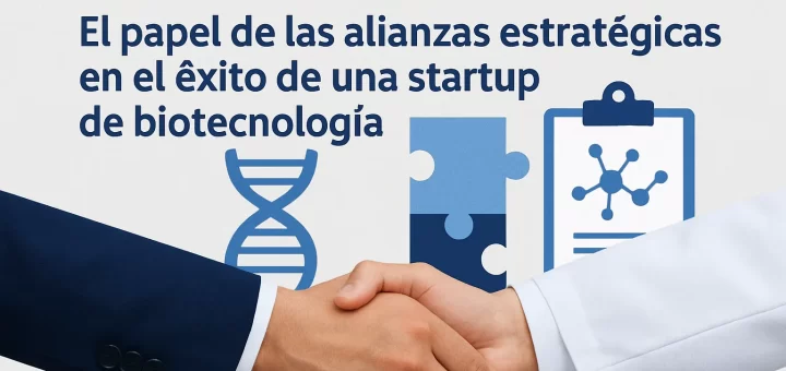 El papel de las alianzas estratégicas en el éxito de una startup de biotecnología