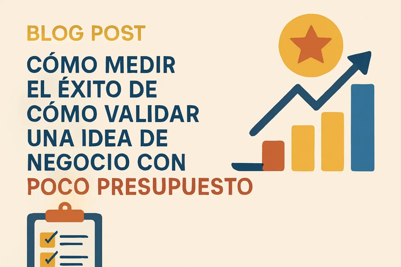 cómo medir el éxito de Cómo validar una idea de negocio con poco presupuesto