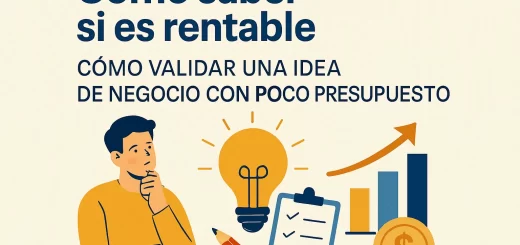 cómo saber si es rentable Cómo validar una idea de negocio con poco presupuesto