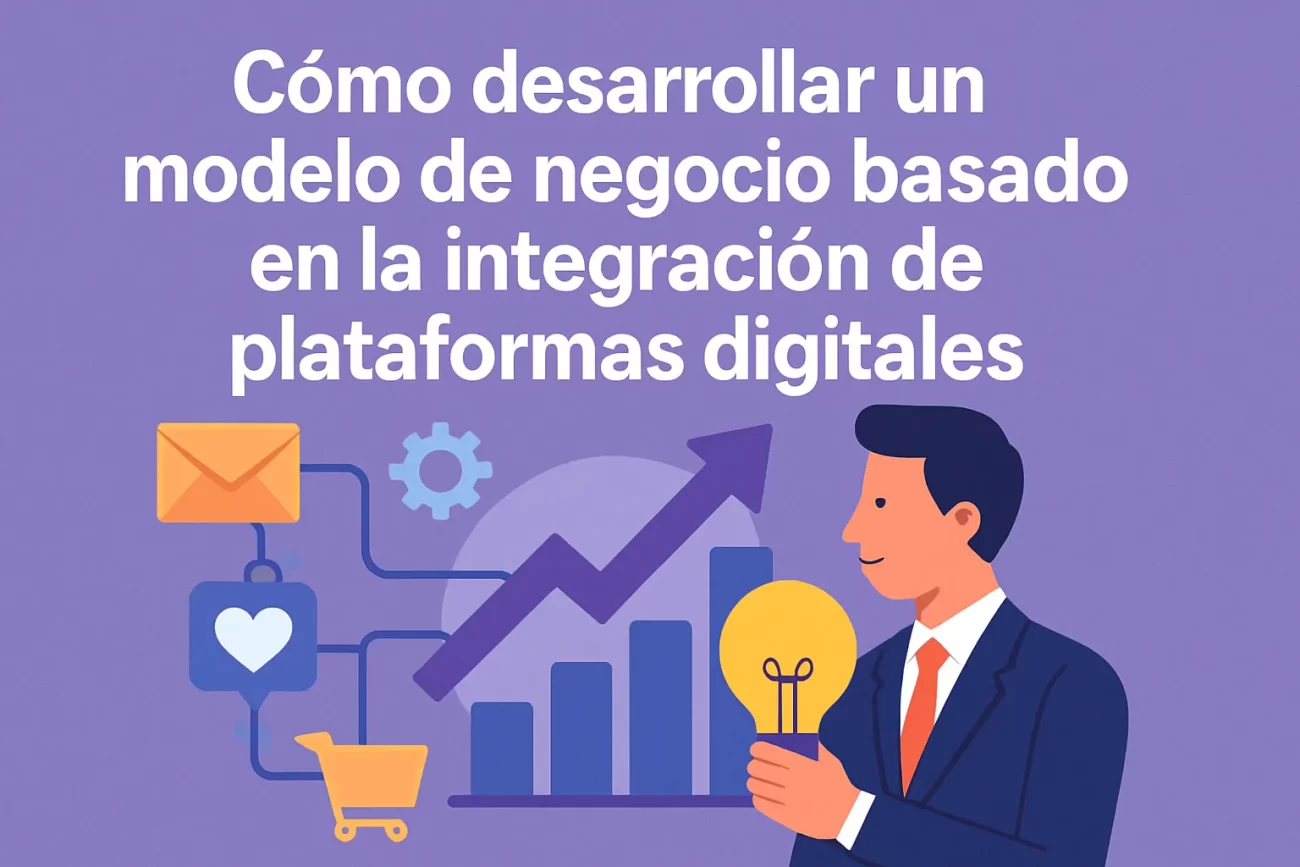 Cómo desarrollar un modelo de negocio basado en la integración de plataformas digitales