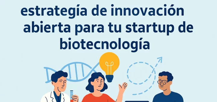 Cómo desarrollar una estrategia de innovación abierta para tu startup de biotecnología