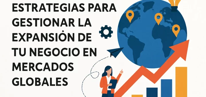 Estrategias para gestionar la expansión de tu negocio en mercados globales