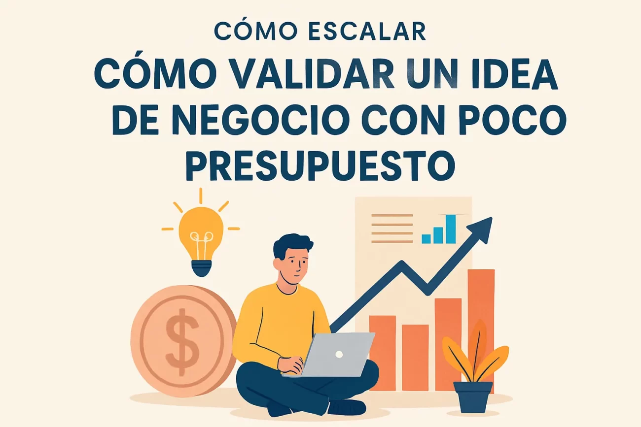 como-escalar-Como-validar-una-idea-de-negocio-con-poco-presupuesto | Negocios10.Com cómo escalar Cómo validar una idea de negocio con poco presupuesto