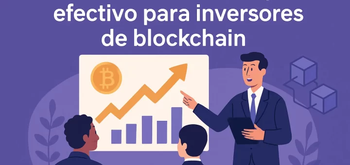 Cómo desarrollar un pitch efectivo para inversores de blockchain