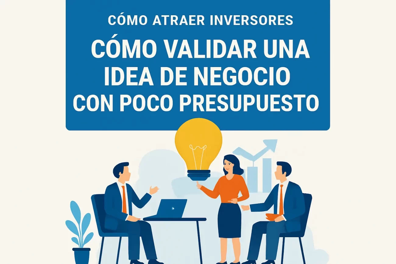 cómo atraer inversores para Cómo validar una idea de negocio con poco presupuesto