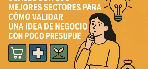 cuáles son los mejores sectores para Cómo validar una idea de negocio con poco presupuesto