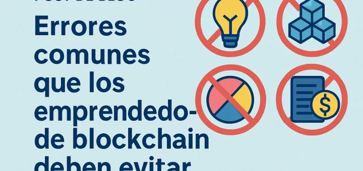 Errores comunes que los emprendedores de blockchain deben evitar