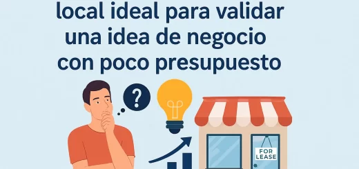 cómo encontrar el local ideal para Cómo validar una idea de negocio con poco presupuesto