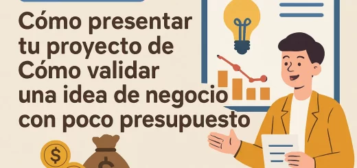 cómo presentar tu proyecto de Cómo validar una idea de negocio con poco presupuesto