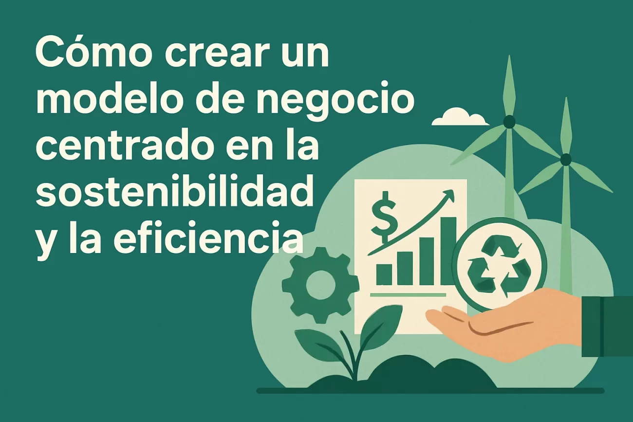 Cómo crear un modelo de negocio centrado en la sostenibilidad y la eficiencia