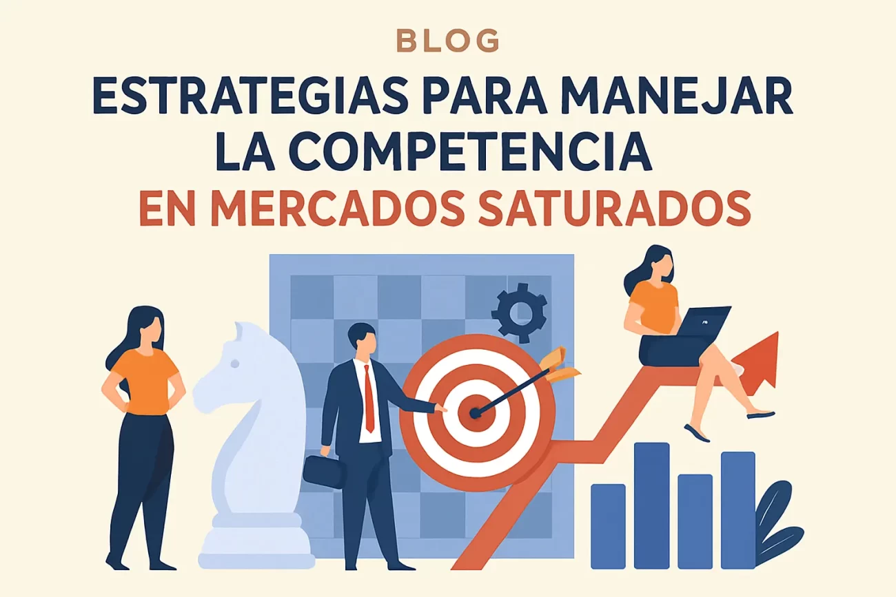 Estrategias para manejar la competencia en mercados saturados