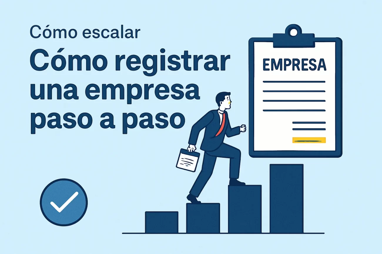 cómo escalar Cómo registrar una empresa paso a paso