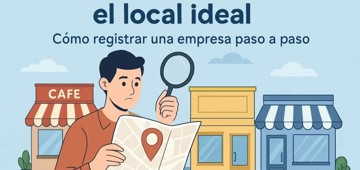 cómo encontrar el local ideal para Cómo registrar una empresa paso a paso