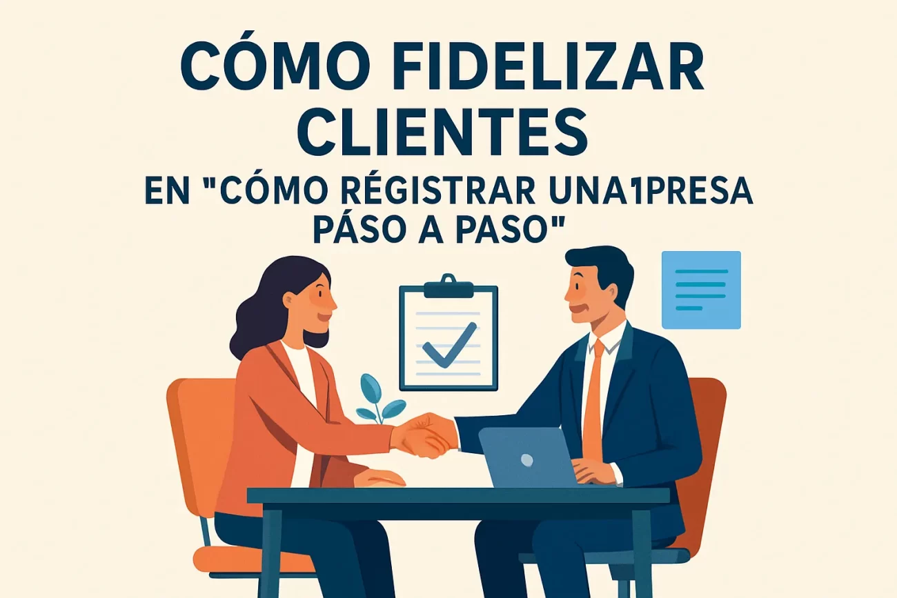 cómo fidelizar clientes en Cómo registrar una empresa paso a paso