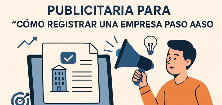 cómo lanzar una campaña publicitaria para Cómo registrar una empresa paso a paso