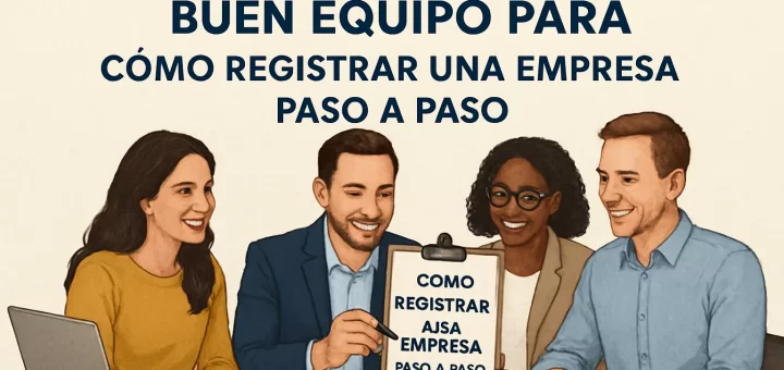 cómo seleccionar un buen equipo para Cómo registrar una empresa paso a paso