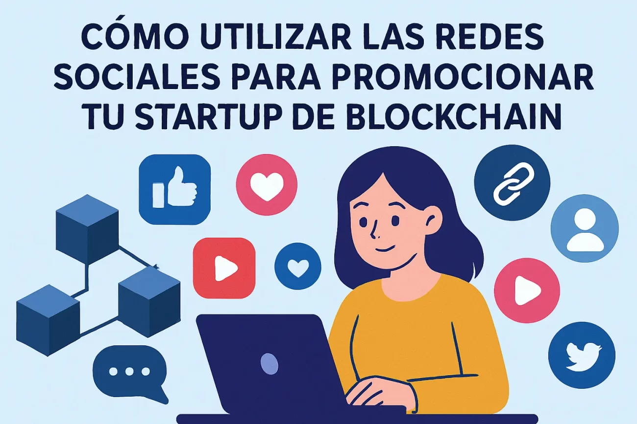 Cómo utilizar las redes sociales para promocionar tu startup de blockchain