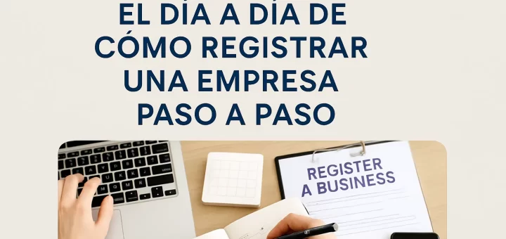 cómo organizar el día a día de Cómo registrar una empresa paso a paso