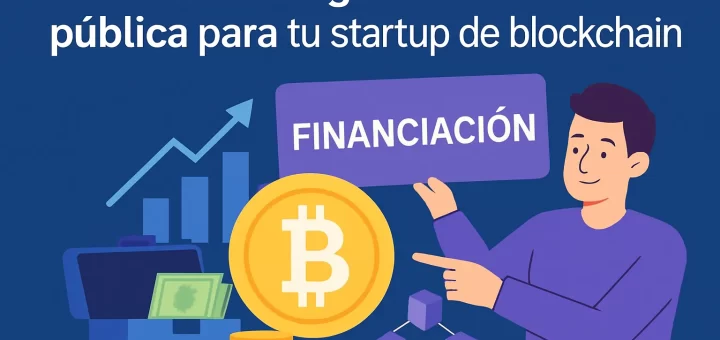 Cómo conseguir financiación pública para tu startup de blockchain