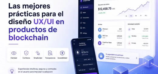 Las mejores prácticas para el diseño UX/UI en productos de blockchain