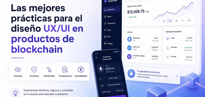 Las mejores prácticas para el diseño UX/UI en productos de blockchain