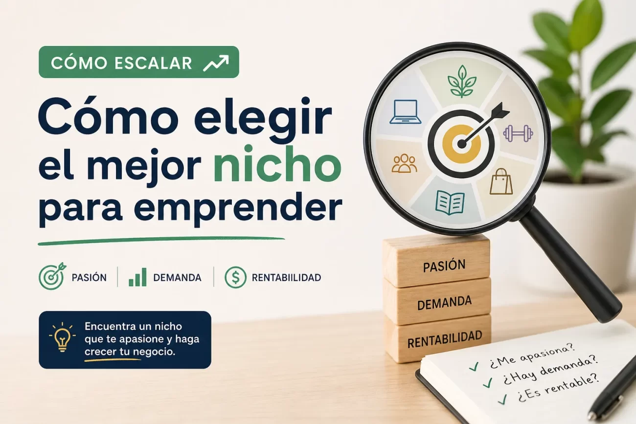 como-escalar-Como-elegir-el-mejor-nicho-para-emprender | Negocios10.Com cómo escalar Cómo elegir el mejor nicho para emprender