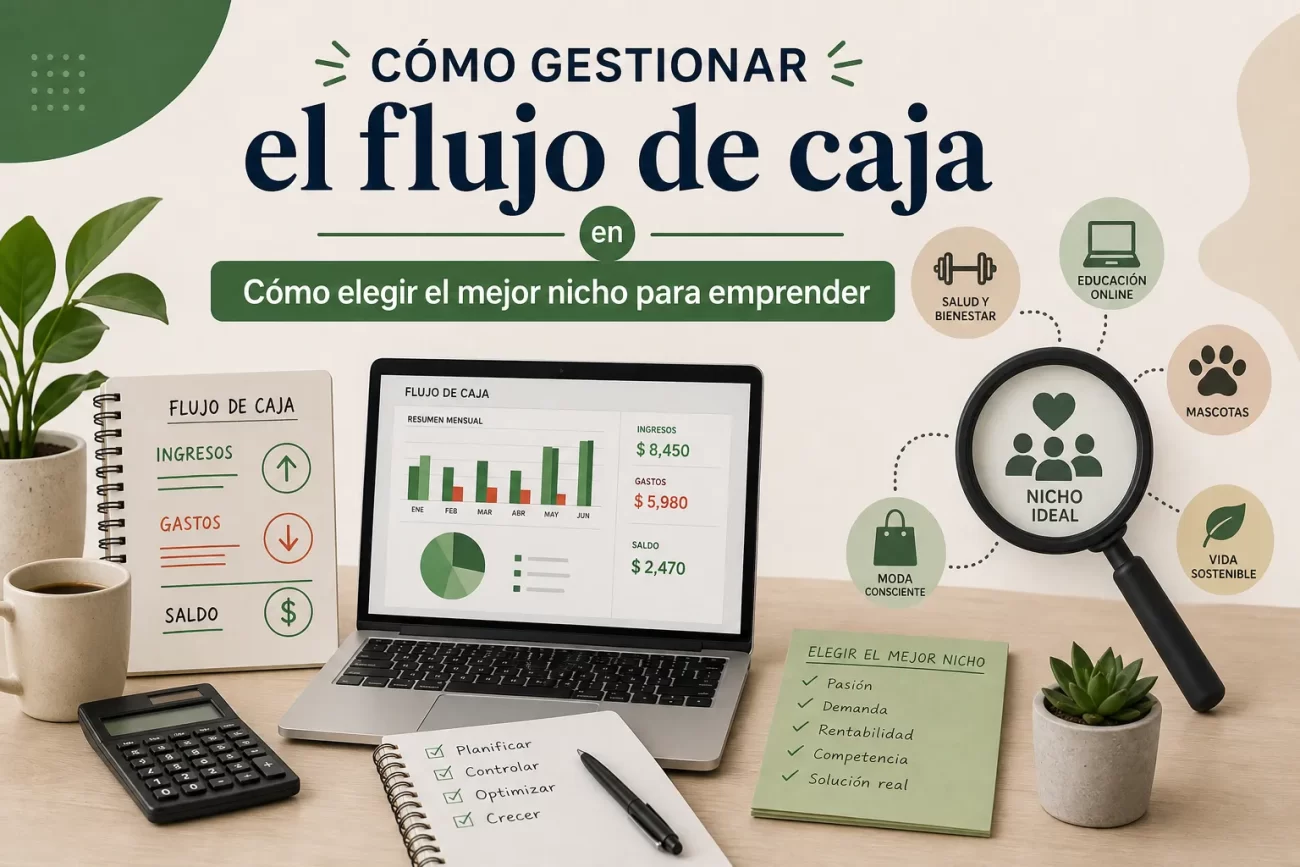 cómo gestionar el flujo de caja en Cómo elegir el mejor nicho para emprender