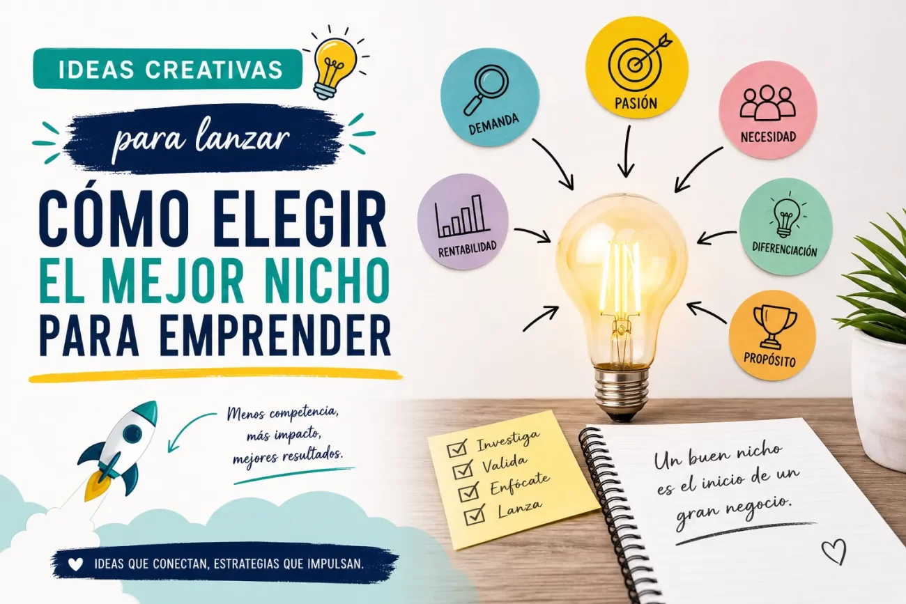 ideas-creativas-para-lanzar-Como-elegir-el-mejor-nicho-para-emprender | Negocios10.Com ideas creativas para lanzar Cómo elegir el mejor nicho para emprender