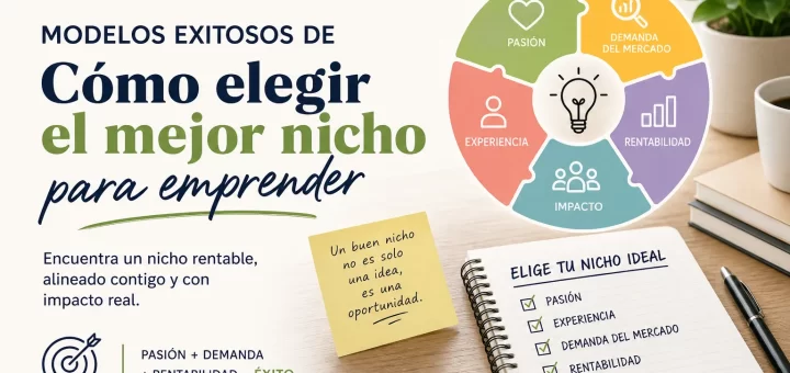 modelos exitosos de Cómo elegir el mejor nicho para emprender