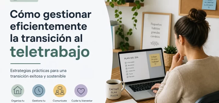 Cómo gestionar eficientemente la transición al teletrabajo