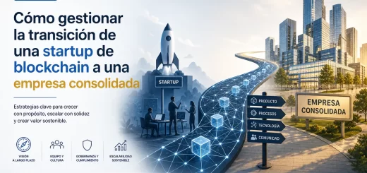 Cómo gestionar la transición de una startup de blockchain a una empresa consolidada