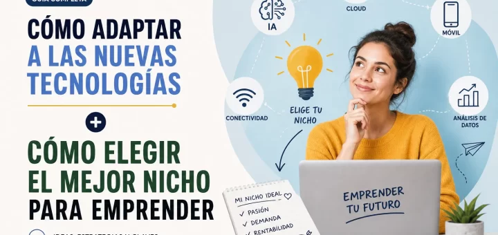 cómo adaptar a las nuevas tecnologías Cómo elegir el mejor nicho para emprender