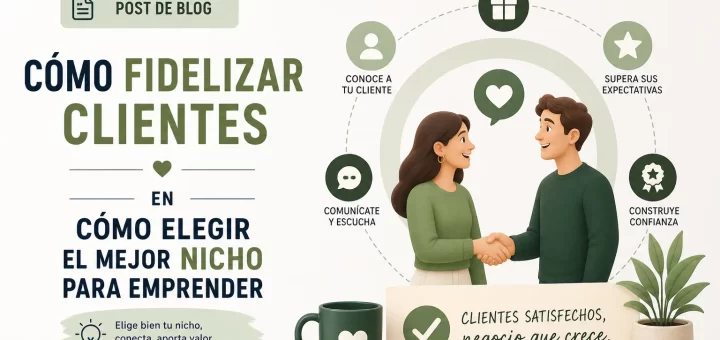 cómo fidelizar clientes en Cómo elegir el mejor nicho para emprender