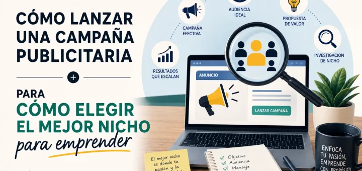 cómo lanzar una campaña publicitaria para Cómo elegir el mejor nicho para emprender