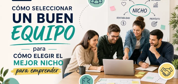 cómo seleccionar un buen equipo para Cómo elegir el mejor nicho para emprender