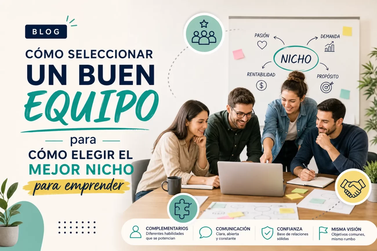 cómo seleccionar un buen equipo para Cómo elegir el mejor nicho para emprender