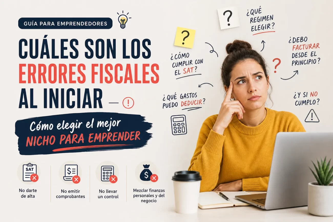 cuales-son-los-errores-fiscales-al-iniciar-Como-elegir-el-mejor-nicho-para-emprender | Negocios10.Com cuáles son los errores fiscales al iniciar Cómo elegir el mejor nicho para emprender